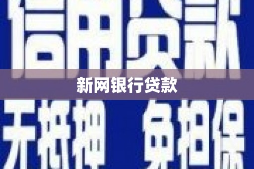 南丹新网银行贷款