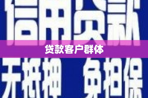 南丹贷款客户群体