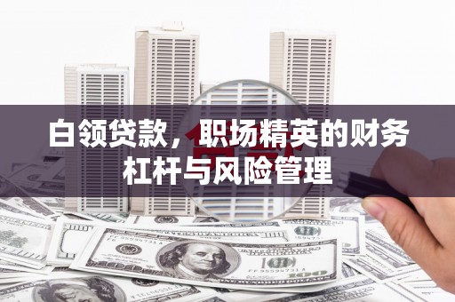 南丹白领贷款，职场精英的财务杠杆与风险管理