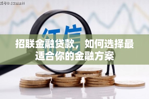 南丹招联金融贷款，如何选择最适合你的金融方案