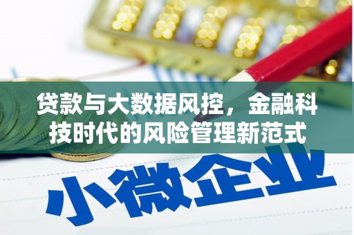 南丹贷款与大数据风控，金融科技时代的风险管理新范式