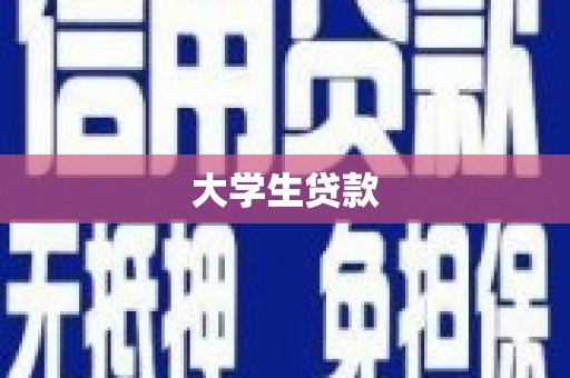 南丹大学生贷款