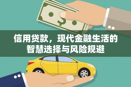 南丹信用贷款，现代金融生活的智慧选择与风险规避