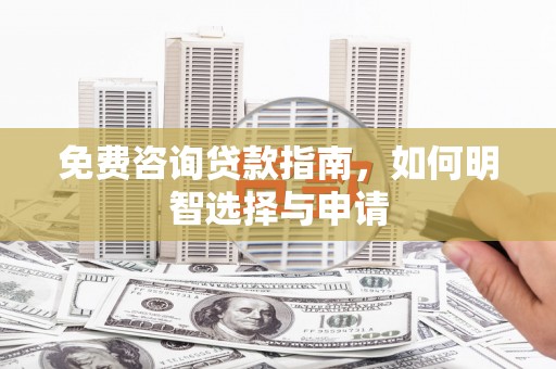 南丹免费咨询贷款指南，如何明智选择与申请
