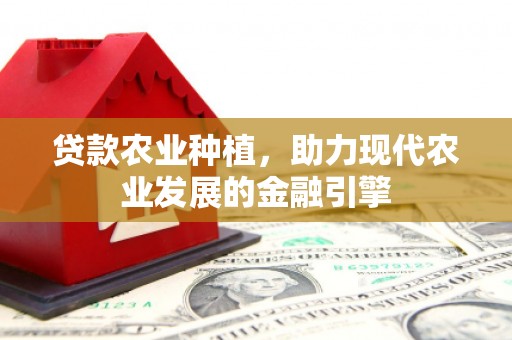南丹贷款农业种植，助力现代农业发展的金融引擎