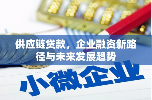 南丹供应链贷款，企业融资新路径与未来发展趋势