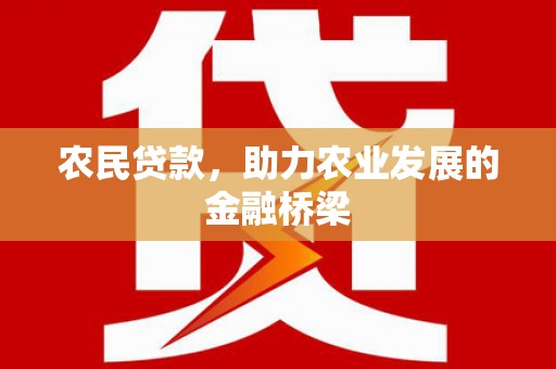 南丹农民贷款，助力农业发展的金融桥梁