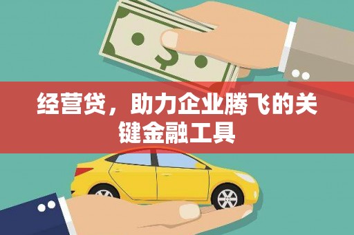 南丹经营贷，助力企业腾飞的关键金融工具
