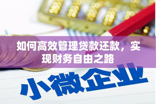 南丹如何高效管理贷款还款，实现财务自由之路