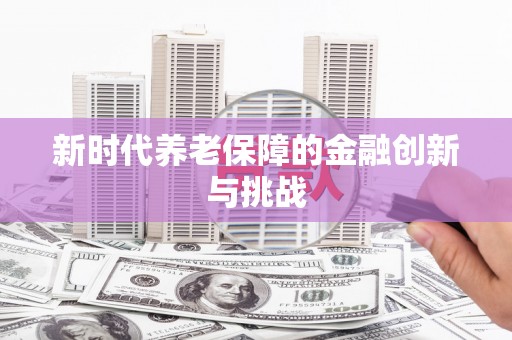 南丹新时代养老保障的金融创新与挑战