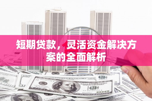 南丹短期贷款，灵活资金解决方案的全面解析