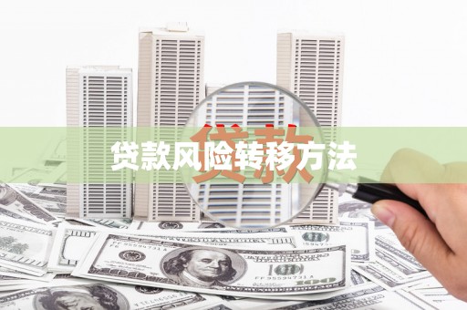 南丹贷款风险转移方法