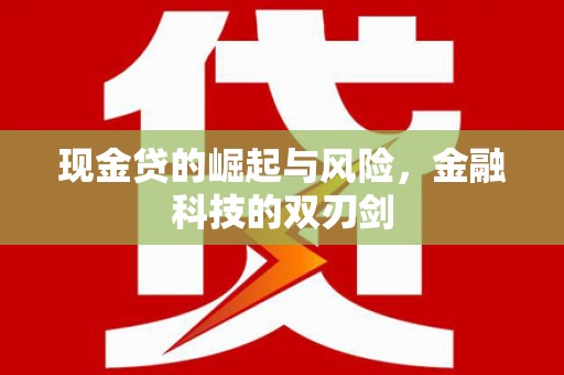 南丹现金贷的崛起与风险，金融科技的双刃剑