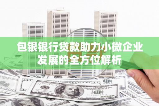 南丹包银银行贷款助力小微企业发展的全方位解析