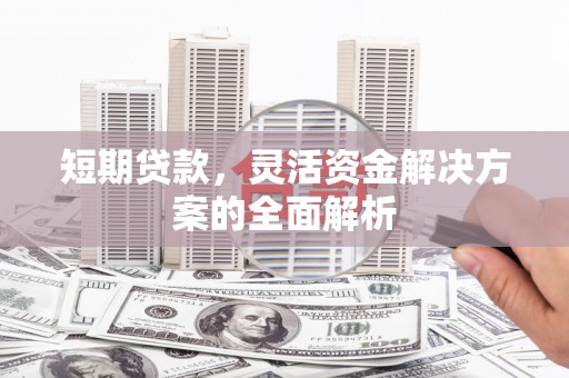 南丹短期贷款，灵活资金解决方案的全面解析