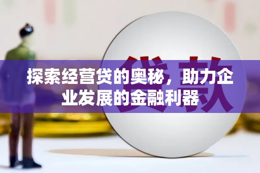 南丹探索经营贷的奥秘，助力企业发展的金融利器