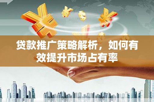 南丹贷款推广策略解析，如何有效提升市场占有率