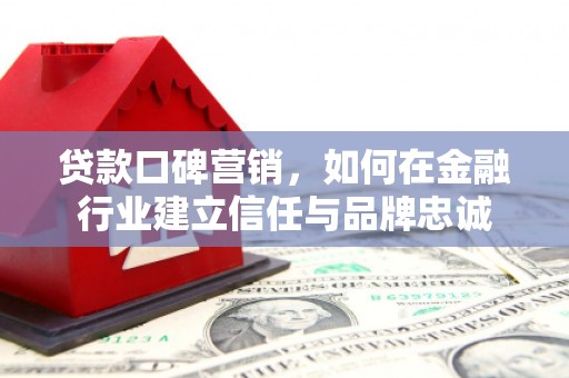 南丹贷款口碑营销，如何在金融行业建立信任与品牌忠诚