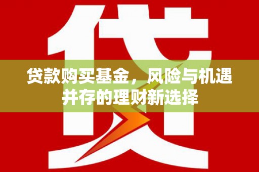 南丹贷款购买基金，风险与机遇并存的理财新选择