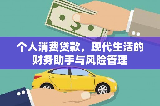 南丹个人消费贷款，现代生活的财务助手与风险管理