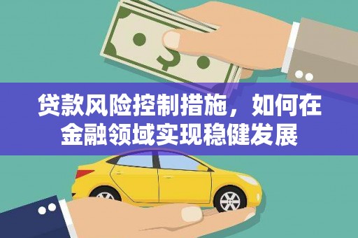 南丹贷款风险控制措施，如何在金融领域实现稳健发展