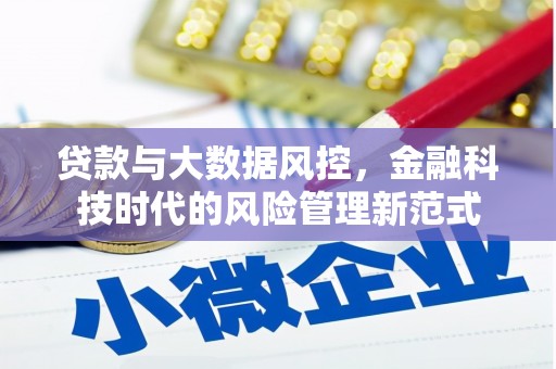 南丹贷款与大数据风控，金融科技时代的风险管理新范式