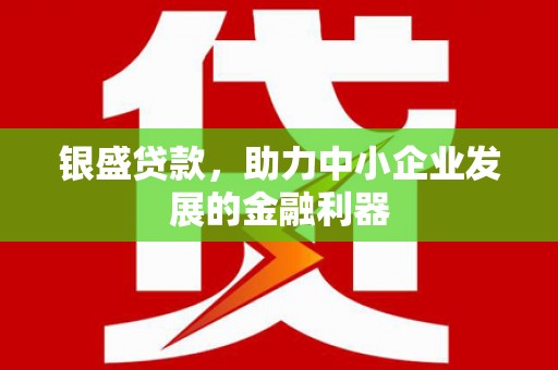 南丹银盛贷款，助力中小企业发展的金融利器