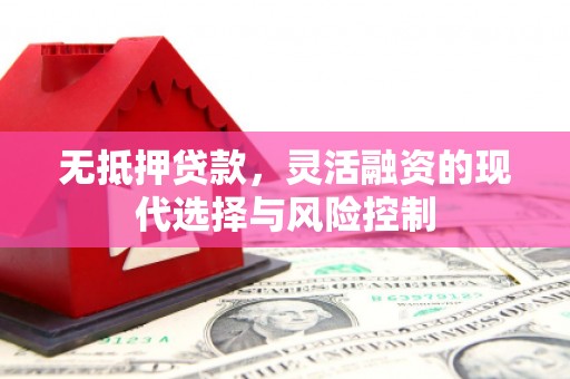 南丹无抵押贷款，灵活融资的现代选择与风险控制