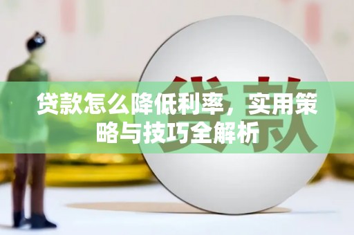 南丹贷款怎么降低利率，实用策略与技巧全解析