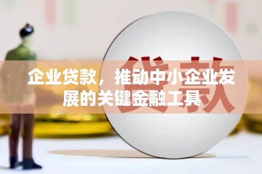 南丹企业贷款，推动中小企业发展的关键金融工具