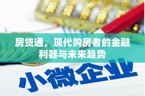 南丹房贷通，现代购房者的金融利器与未来趋势