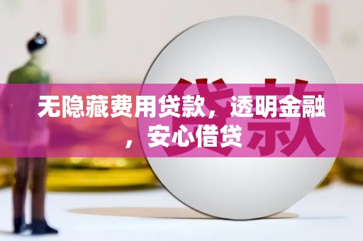 南丹无隐藏费用贷款，透明金融，安心借贷