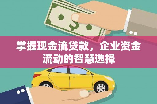 南丹掌握现金流贷款，企业资金流动的智慧选择