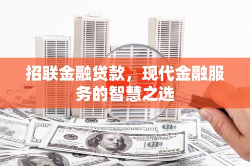 南丹招联金融贷款，现代金融服务的智慧之选