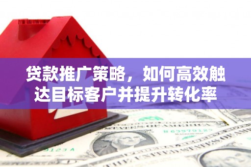 南丹贷款推广策略，如何高效触达目标客户并提升转化率