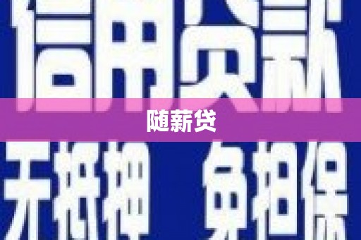 南丹随薪贷