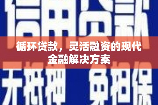 南丹循环贷款，灵活融资的现代金融解决方案