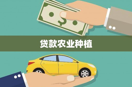 南丹贷款农业种植