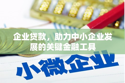 南丹企业贷款，助力中小企业发展的关键金融工具