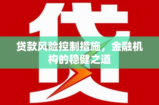 南丹贷款风险控制措施，金融机构的稳健之道
