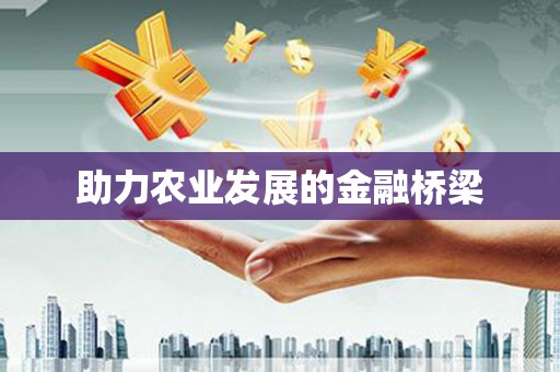 南丹助力农业发展的金融桥梁