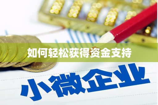 南丹如何轻松获得资金支持