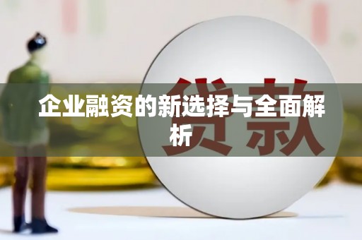 南丹企业融资的新选择与全面解析