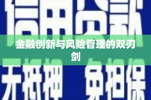 南丹金融创新与风险管理的双刃剑