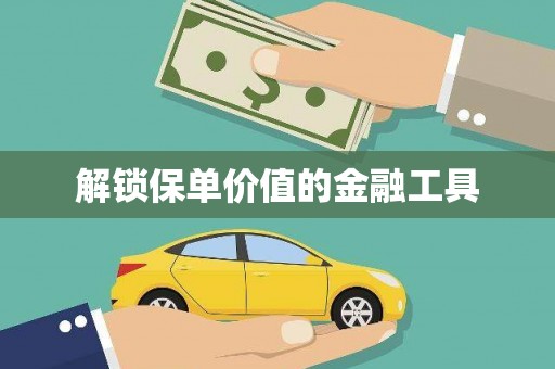 南丹解锁保单价值的金融工具