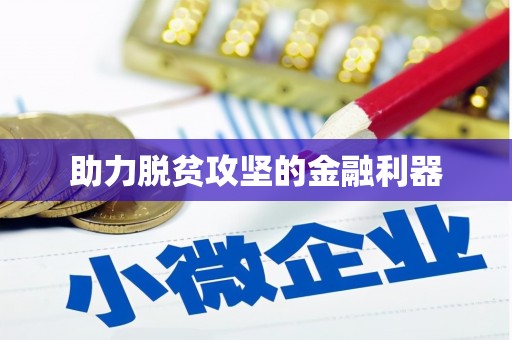 南丹助力脱贫攻坚的金融利器