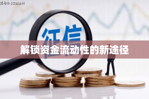 南丹解锁资金流动性的新途径
